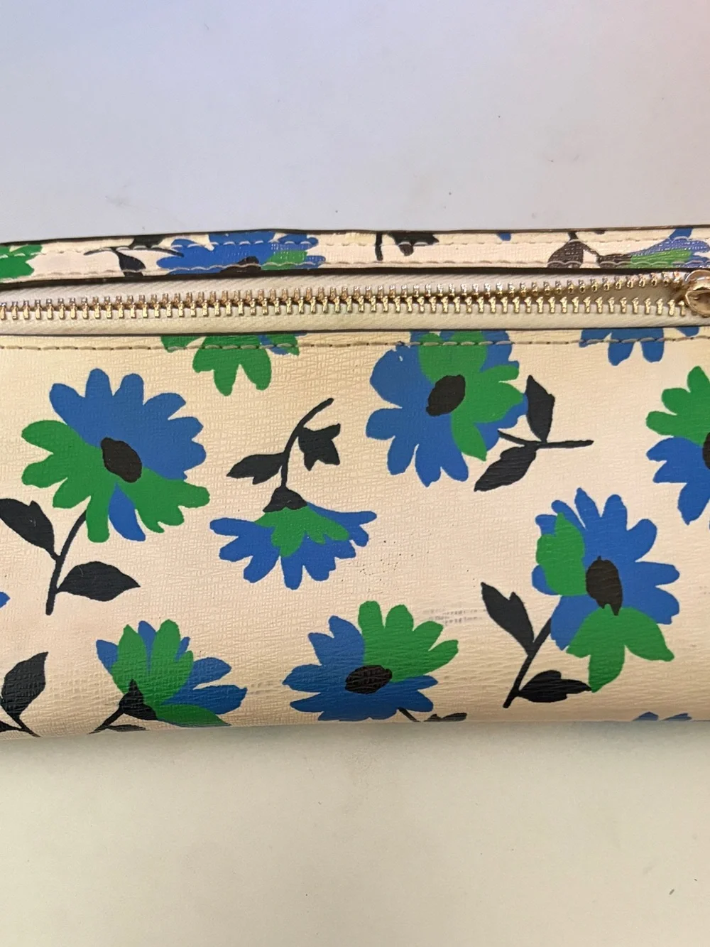 KATE SPADE Darcy Park Posies Large Slim Bifold Wallet